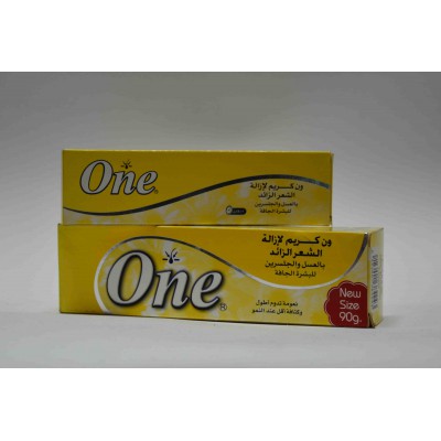 one hair removal cream in shower with honey & glycerin for dry skin 90 gm